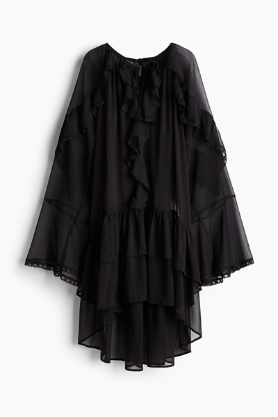 Шифоновое платье с воланами 1267301002