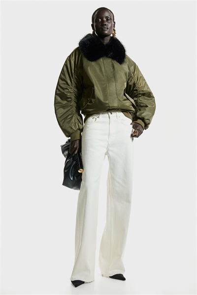 Широкие высокие джинсы 1307235003