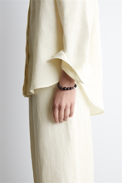 Браслет из гранатовых бусин 1288595001