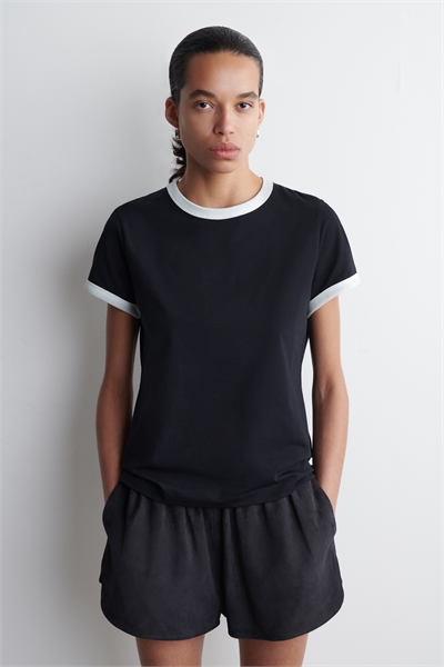 Футболка с обрезанным кольцом 1267052004