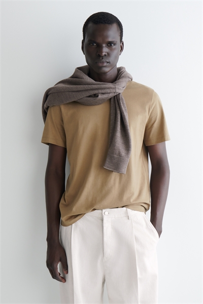 Футболка из матового хлопка 1294697008