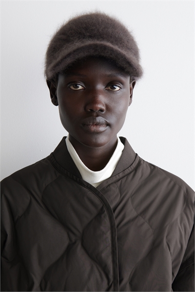 Бейсболка из матового кашемира 1239158002