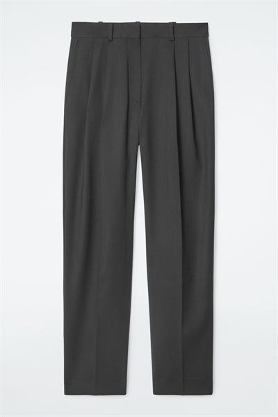 Зауженные брюки из шерстяной ткани 1242912001