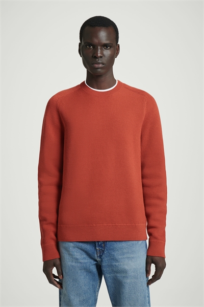 Ребристый джемпер из мериносовой шерсти 1256545002