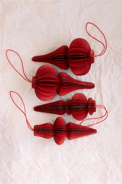 Набор из 4 бумажных рождественских украшений 1299165003