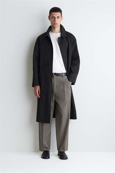 Брюки из хлопковой ткани с прямыми ногами 1306885002