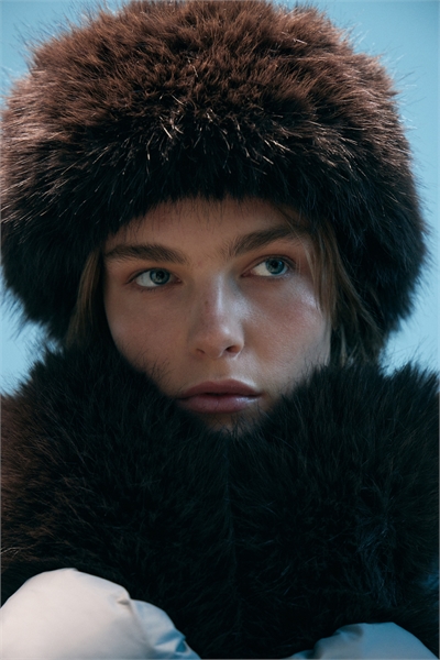 Повязка на голову из мягкого искусственного меха 1303073002