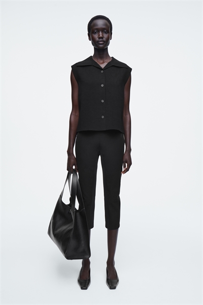 Зауженные брюки-капри 1261738001