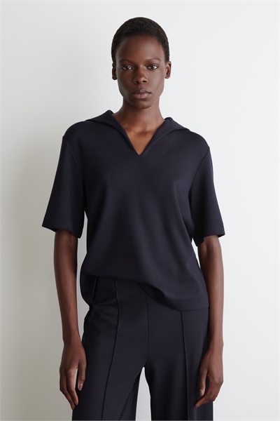 Футболка с матросским воротником 1293940002