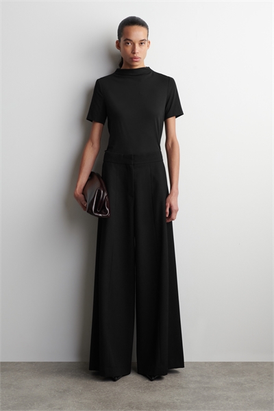 Широкие брюки из смеси шерсти Relaxed fit 1242831003