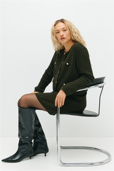 Трикотажный комплект MAMA юбка и кардиган 1293921002