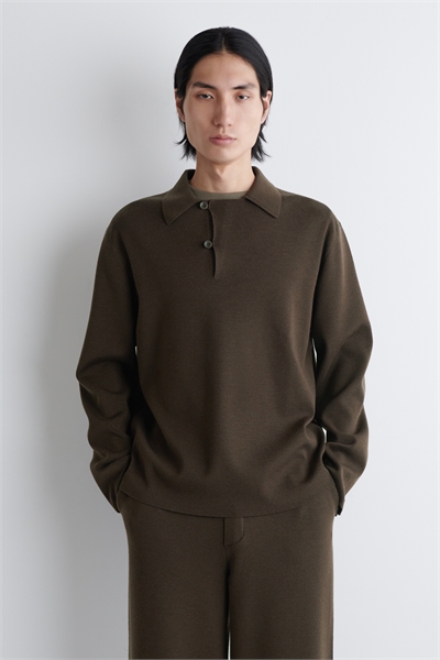 Шерстяной джемпер-поло 1293226001