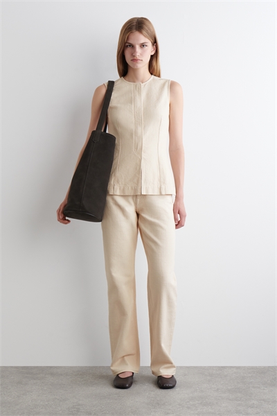 Джинсы с прямыми штанинами из холста Reprise 1298011001