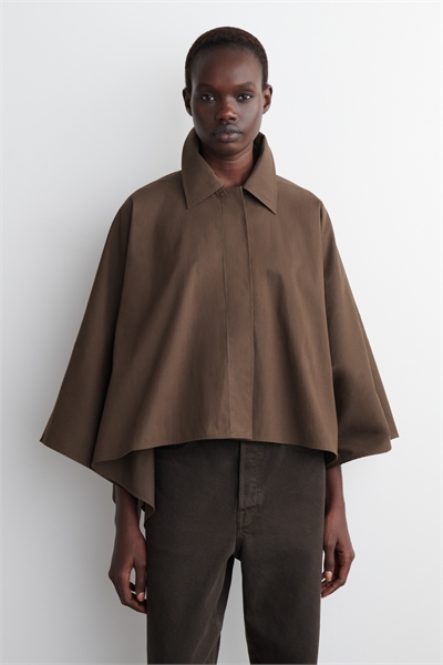 Обрезанный плащ-накидка 1285870002