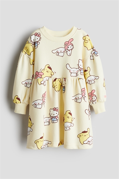 Платье-толстовка с узором 1267599001