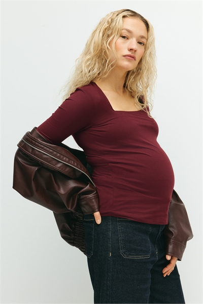 Топ с квадратным вырезом MAMA 1289867002