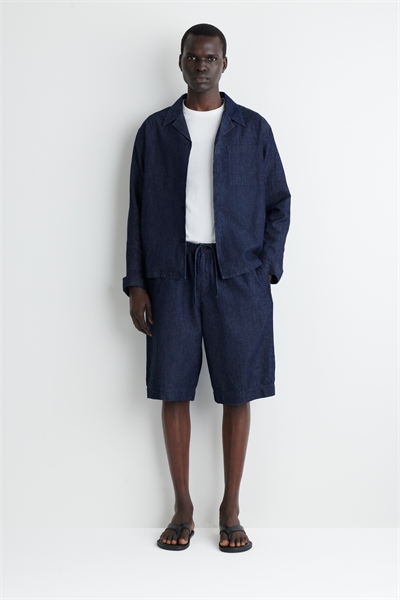 Джинсовые шорты на бретельках 1285311001