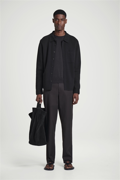 Хлопковые брюки с прямыми штанинами 1285685002