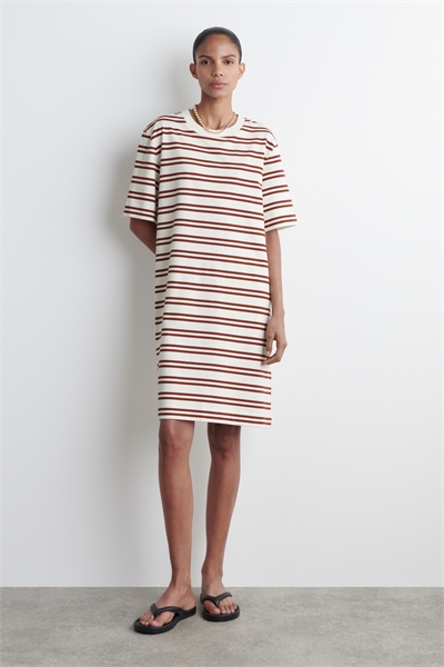 Хлопковое мини-платье-футболка 1282551002