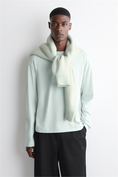 Футболка с длинными рукавами из трикотажа интерлок 1261873010