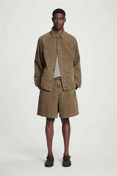 Джинсовые шорты с поясом 1272304001