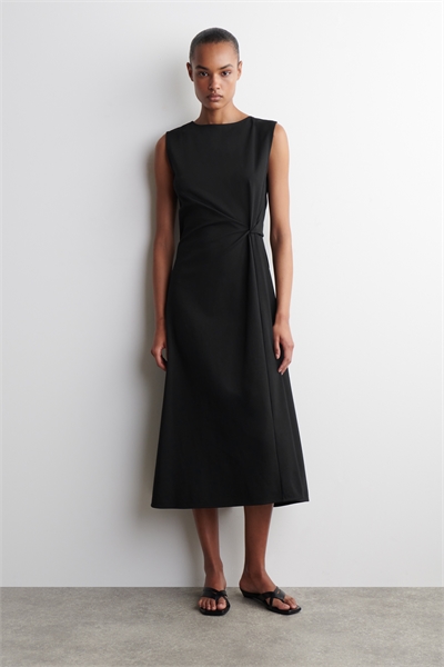 Платье-миди с кручеными деталями 1259472004