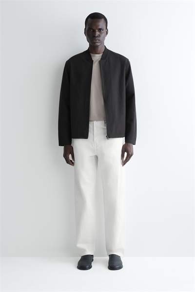 Куртка-бомбер из джерси с панелями 1292448002