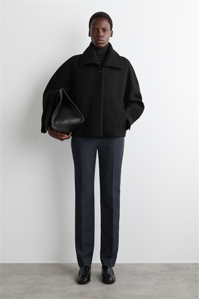 Негабаритная куртка из вареной шерсти 1293748001