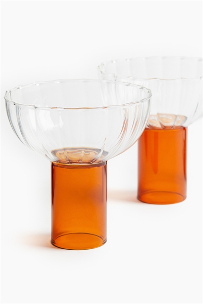 Стеклянные купе с рифленой поверхностью 2 шт. артикул 1306236002