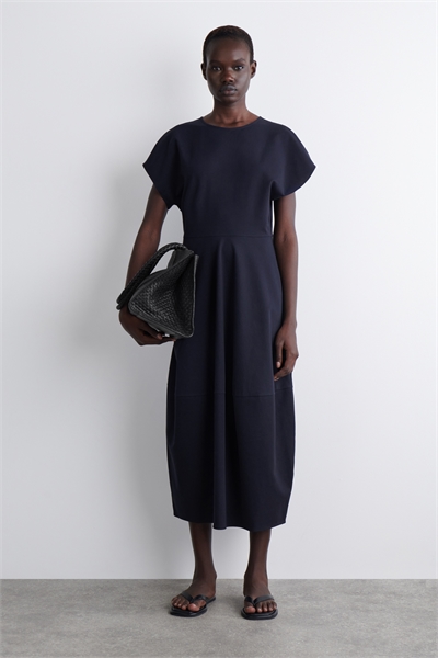 Платье-миди из мягкого хлопка 1275075005