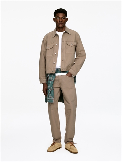 Джинсовая куртка, окрашенная вручную 1283451001