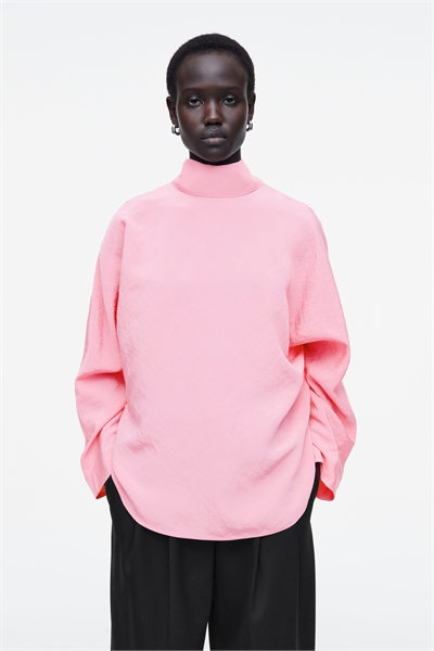 Блузка с круглым вырезом на шее 1261333001