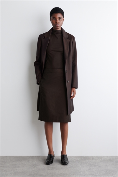 Юбка-колонка из хлопка 1303188001