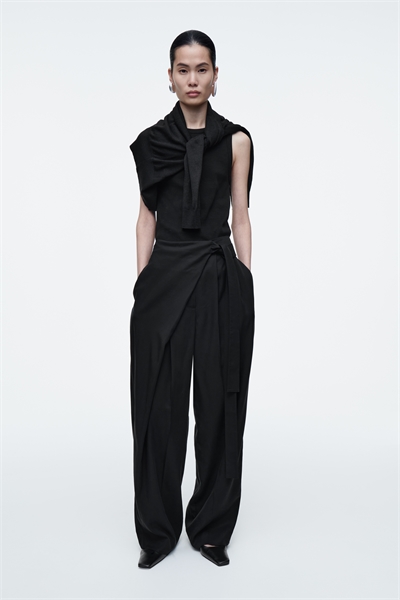 Легкие брюки с заворачивающимся краем 1292086001