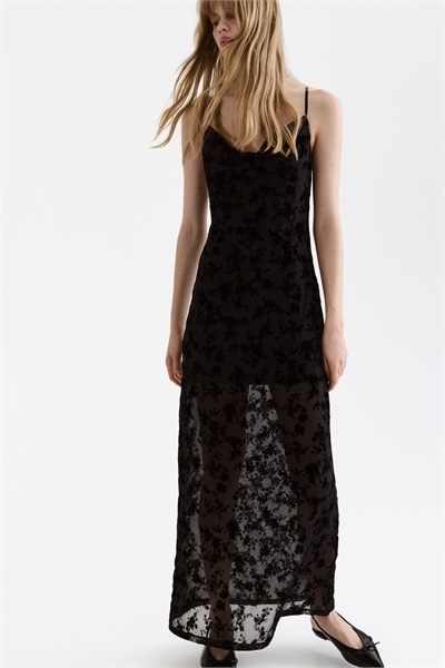 Платье на бретелях с принтом флока 1310153001