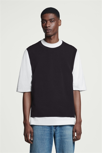 Трикотажный жилет Double-faced 1263694001