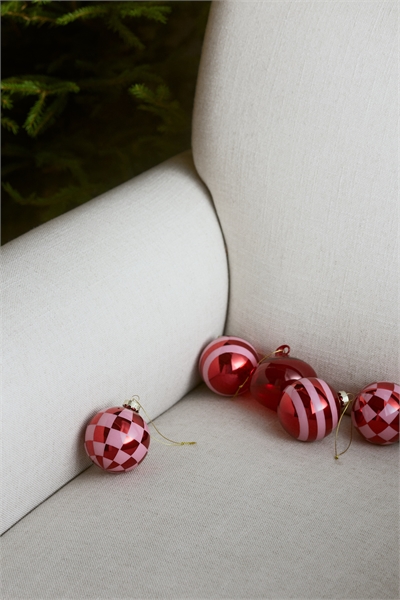 Набор из двух стеклянных бомбочек с узорами 1299381001