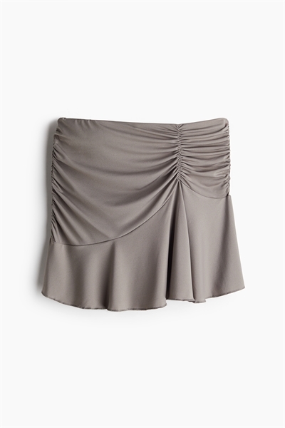 Мини-юбка с начесом 1260468002