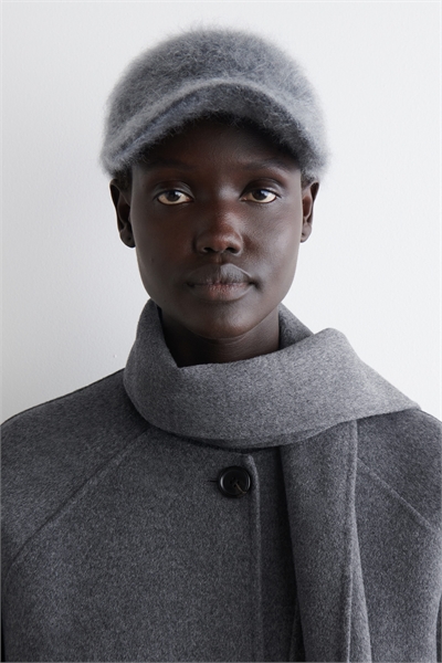 Бейсболка из матового кашемира 1239158001