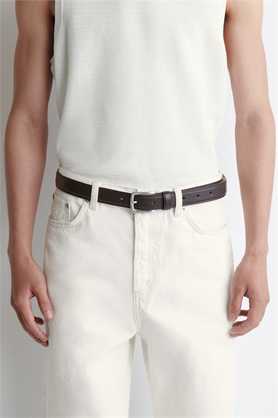 Ремень из тисненой кожи 1288525002