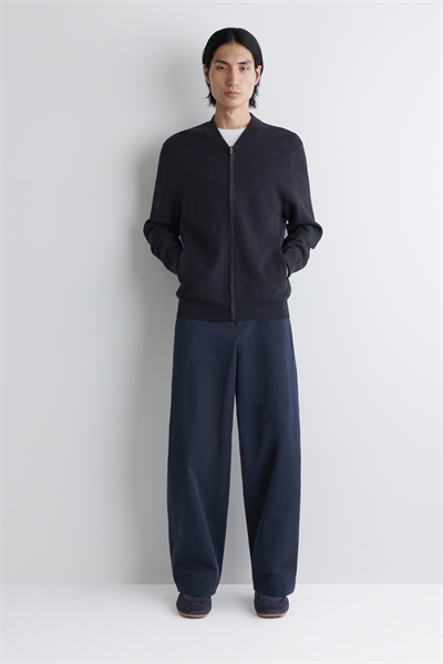 Текстурированная трикотажная куртка-бомбер 1293218003