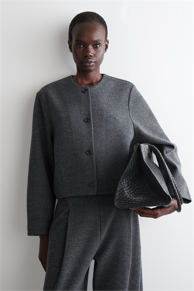 Кардиган из вареной мериносовой шерсти 1295442002