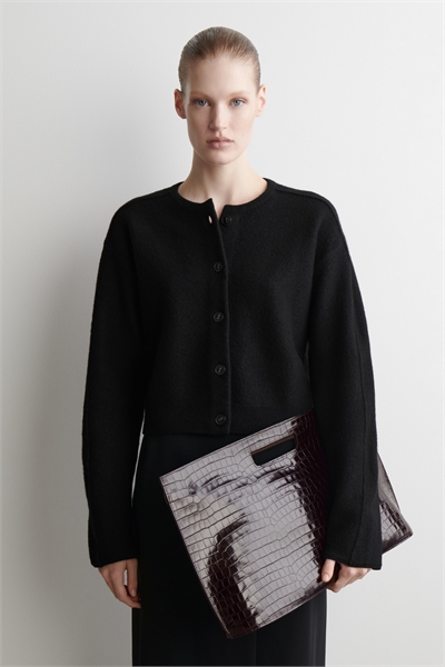 Кардиган из вареной шерсти 1303284001