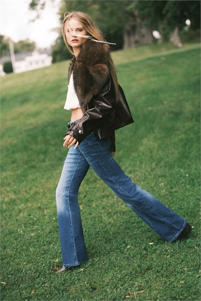 Расклешенные высокие джинсы 1310008001