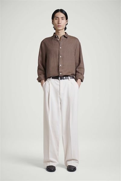 Широкие джинсы со складками 1235853003