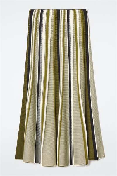 Трикотажная юбка в полоску 1247976001
