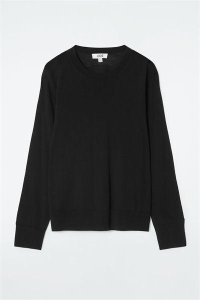 Джемпер из мериноса с вырезом crew-neck 1229413001