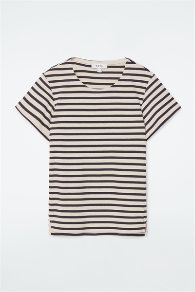 Футболка в полоску из трикотажа 1245086001