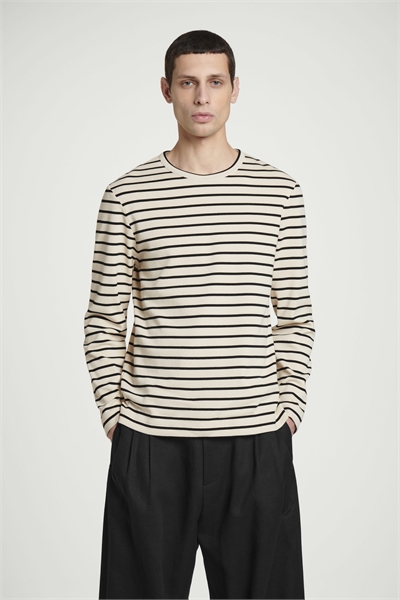 Полосатая футболка с длинными рукавами 1263113001