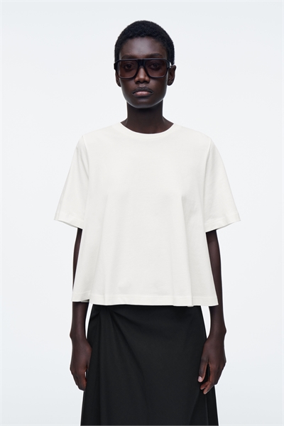 Расслабленная футболка-трапеция 1267040002